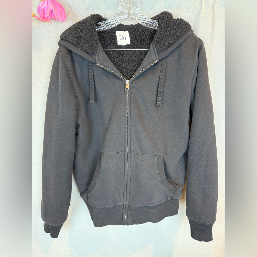 Gap Fleece Lined Hooded Jacket- Size Medium